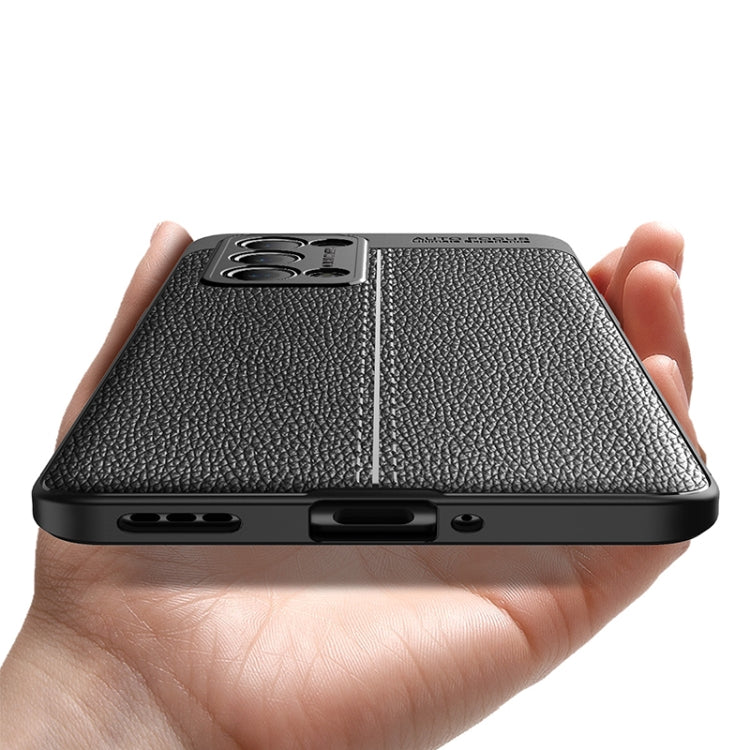 For OPPO Reno6 Pro+ 5G Litchi Texture TPU Shockproof Case