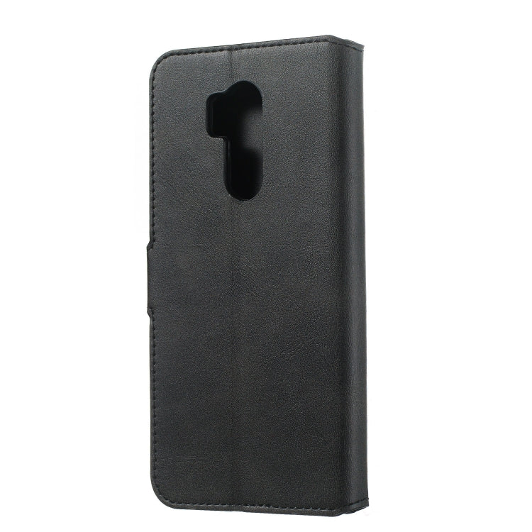 For LG G7 / G7 ThinQ Solid Color Buckle Horizontal Flip Leather Case with Wallet & Holder & Card Slots