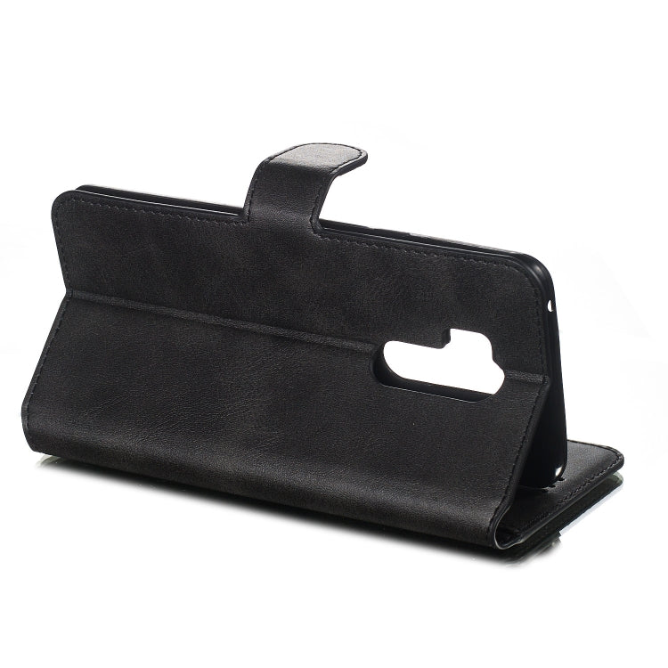 For LG G7 / G7 ThinQ Solid Color Buckle Horizontal Flip Leather Case with Wallet & Holder & Card Slots