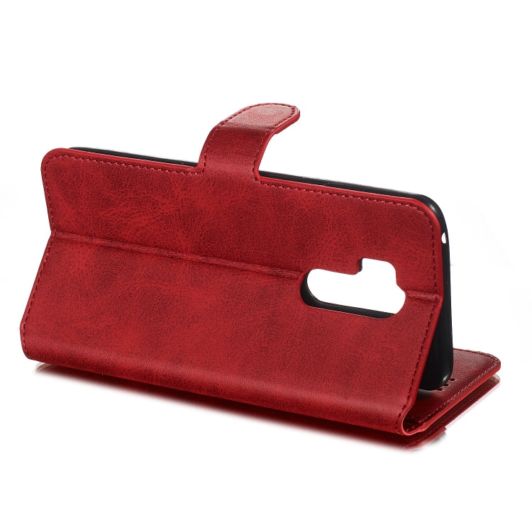 For LG G7 / G7 ThinQ Solid Color Buckle Horizontal Flip Leather Case with Wallet & Holder & Card Slots