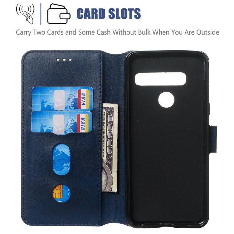 For LG G8 / G8s / G8 ThinQ Solid Color Buckle Horizontal Flip Leather Case with Wallet & Holder & Card Slots