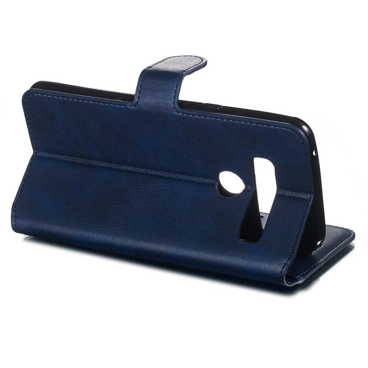 For LG G8 / G8s / G8 ThinQ Solid Color Buckle Horizontal Flip Leather Case with Wallet & Holder & Card Slots