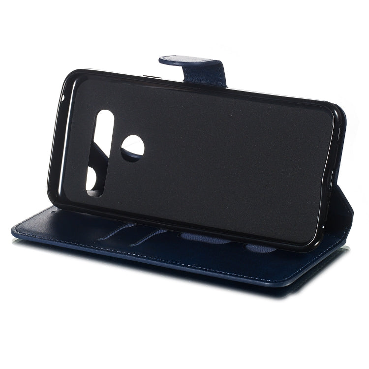 For LG G8 / G8s / G8 ThinQ Solid Color Buckle Horizontal Flip Leather Case with Wallet & Holder & Card Slots