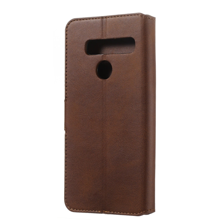 For LG G8 / G8s / G8 ThinQ Solid Color Buckle Horizontal Flip Leather Case with Wallet & Holder & Card Slots