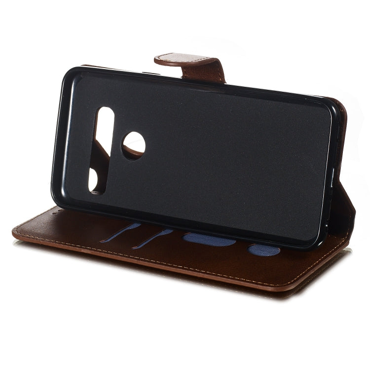 For LG G8 / G8s / G8 ThinQ Solid Color Buckle Horizontal Flip Leather Case with Wallet & Holder & Card Slots