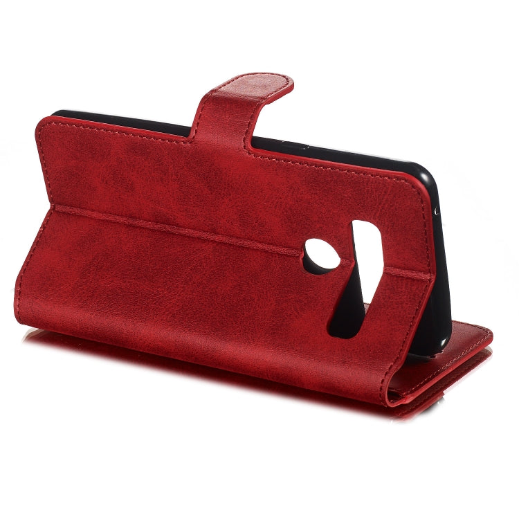 For LG G8 / G8s / G8 ThinQ Solid Color Buckle Horizontal Flip Leather Case with Wallet & Holder & Card Slots