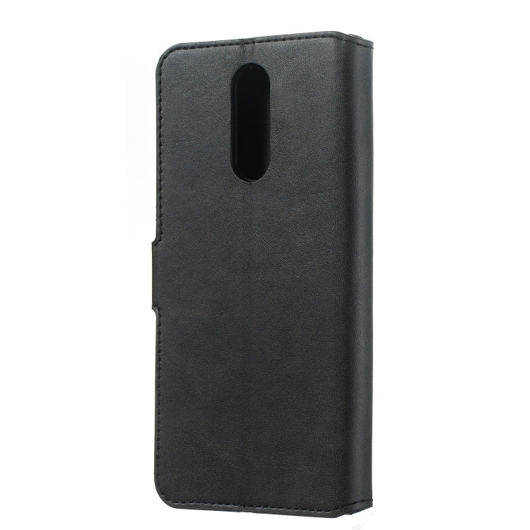 For LG K40 / K12 Solid Color Buckle Horizontal Flip Leather Case with Wallet & Holder & Card Slots