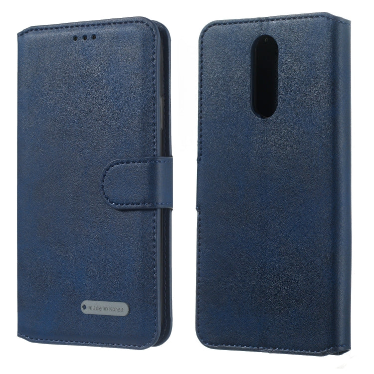For LG K40 / K12 Solid Color Buckle Horizontal Flip Leather Case with Wallet & Holder & Card Slots