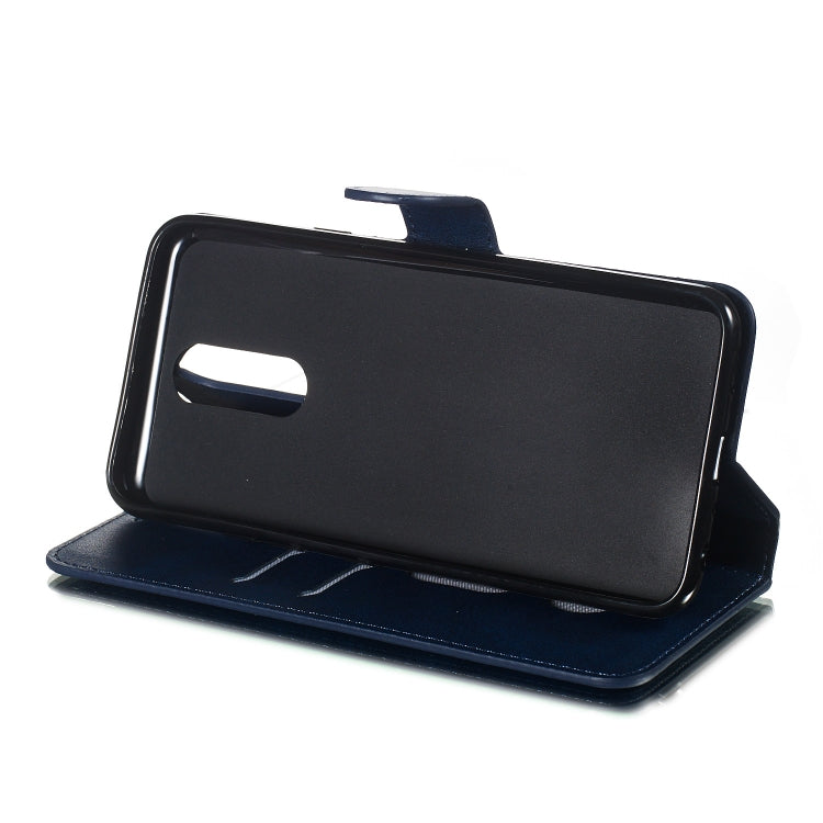 For LG K40 / K12 Solid Color Buckle Horizontal Flip Leather Case with Wallet & Holder & Card Slots