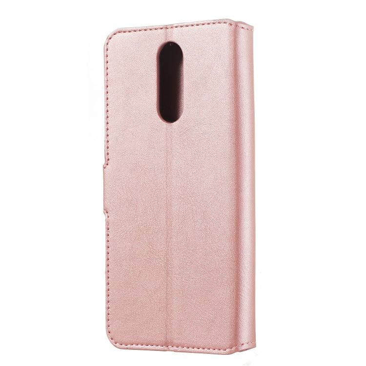 For LG K40 / K12 Solid Color Buckle Horizontal Flip Leather Case with Wallet & Holder & Card Slots