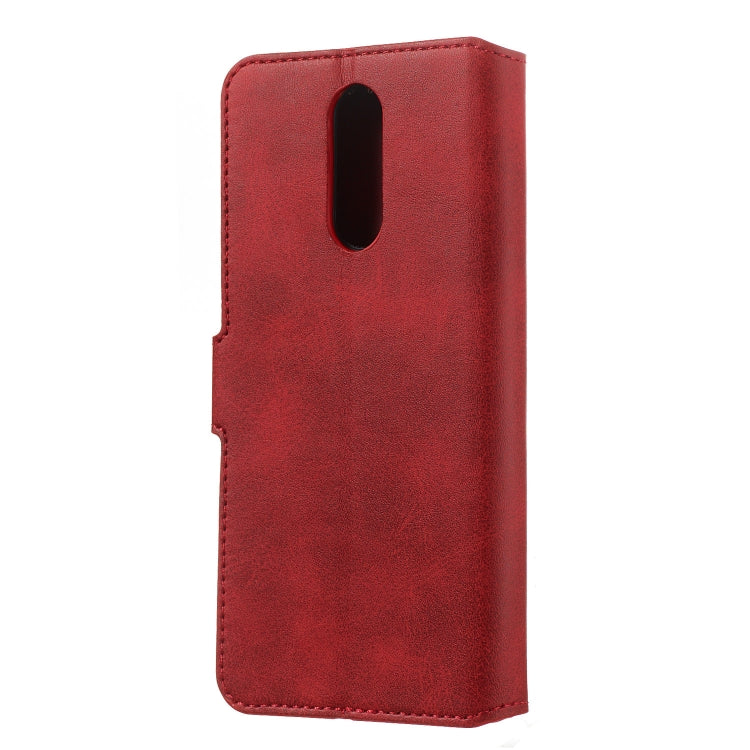 For LG K40 / K12 Solid Color Buckle Horizontal Flip Leather Case with Wallet & Holder & Card Slots