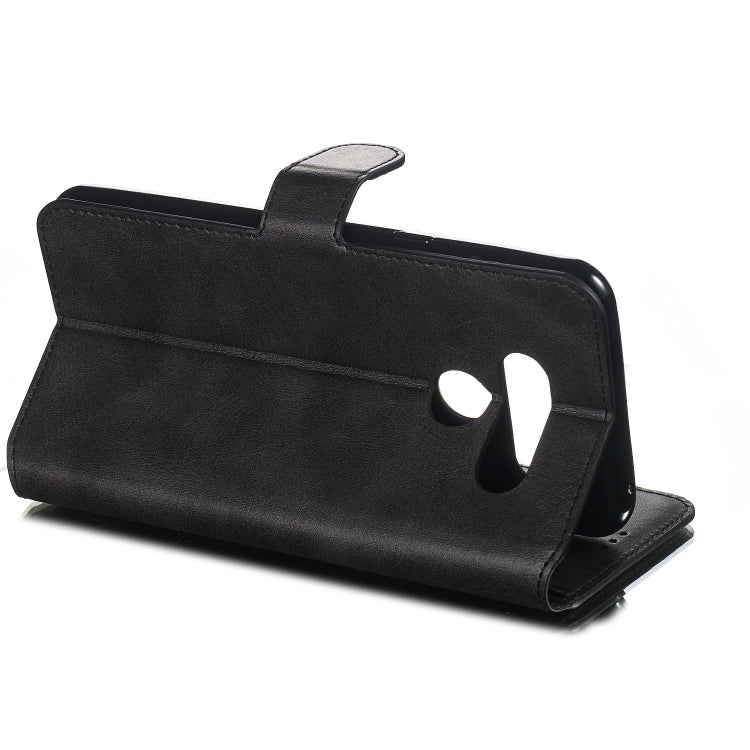 For LG K50 / Q60 Solid Color Buckle Horizontal Flip Leather Case with Wallet & Holder & Card Slots
