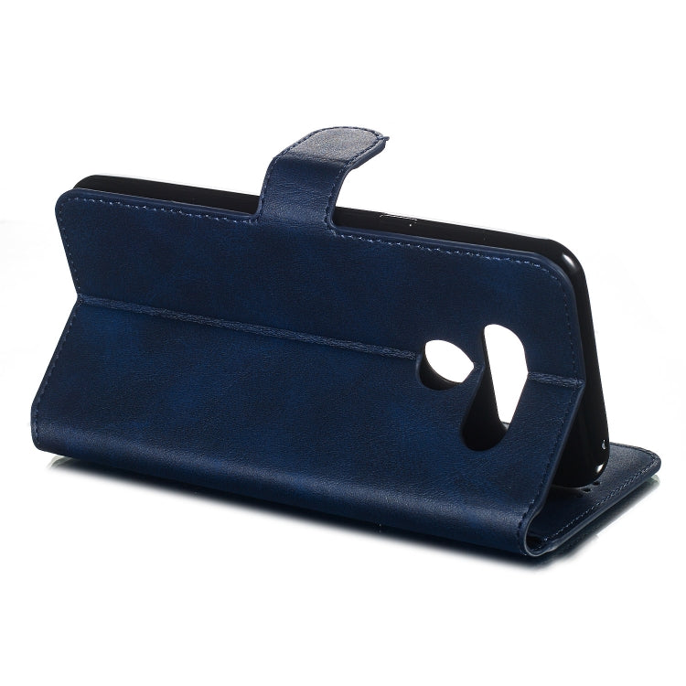 For LG K50 / Q60 Solid Color Buckle Horizontal Flip Leather Case with Wallet & Holder & Card Slots
