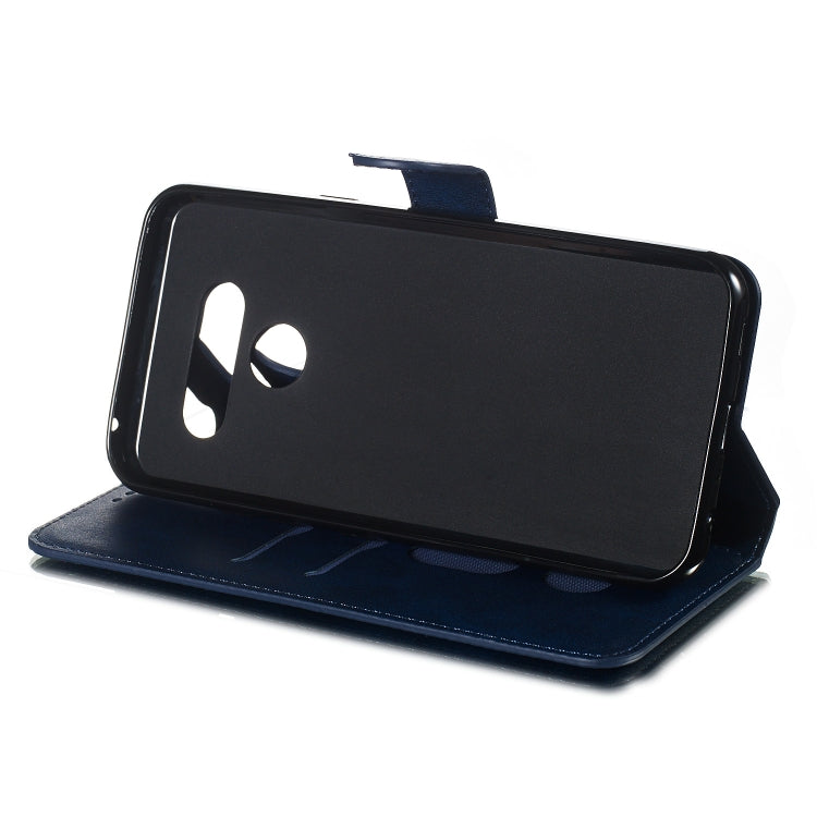 For LG K50 / Q60 Solid Color Buckle Horizontal Flip Leather Case with Wallet & Holder & Card Slots
