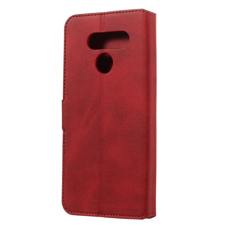 For LG K50 / Q60 Solid Color Buckle Horizontal Flip Leather Case with Wallet & Holder & Card Slots