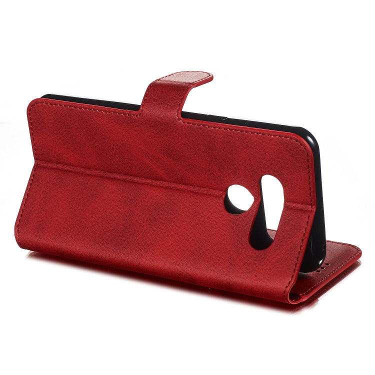 For LG K50 / Q60 Solid Color Buckle Horizontal Flip Leather Case with Wallet & Holder & Card Slots