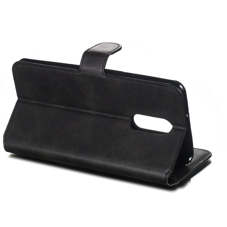 For LG Q Stylo 5 Solid Color Buckle Horizontal Flip Leather Case with Wallet & Holder & Card Slots