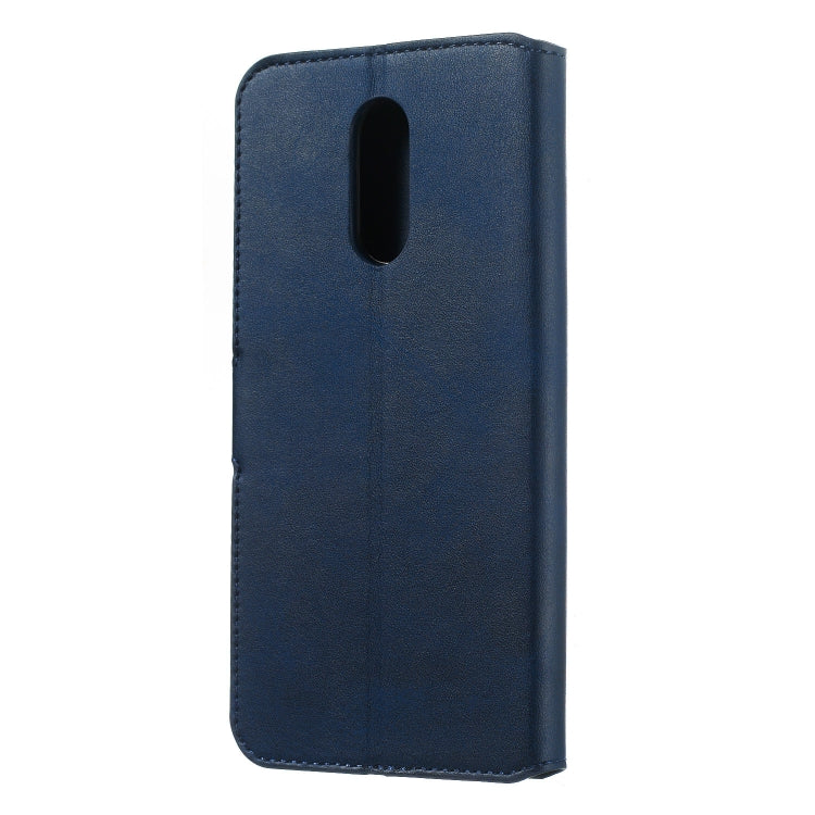 For LG Q Stylo 5 Solid Color Buckle Horizontal Flip Leather Case with Wallet & Holder & Card Slots