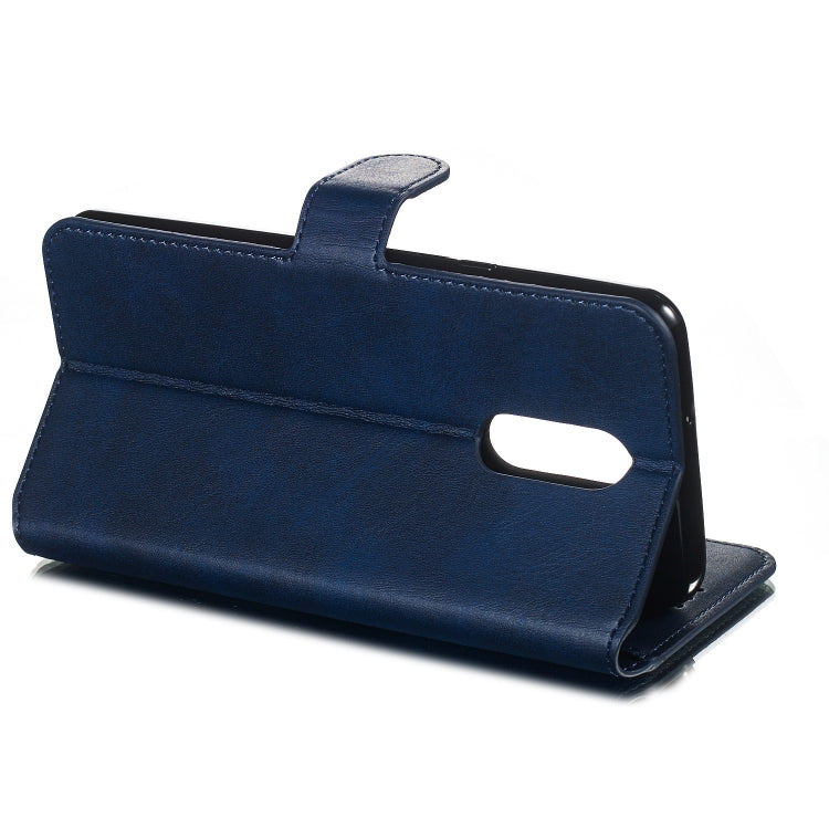 For LG Q Stylo 5 Solid Color Buckle Horizontal Flip Leather Case with Wallet & Holder & Card Slots