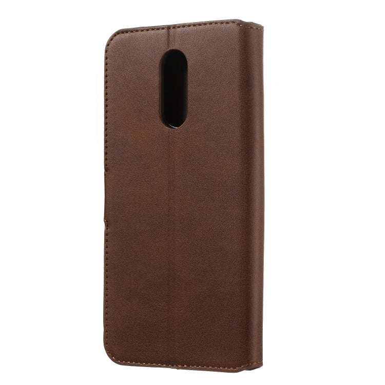 For LG Q Stylo 5 Solid Color Buckle Horizontal Flip Leather Case with Wallet & Holder & Card Slots