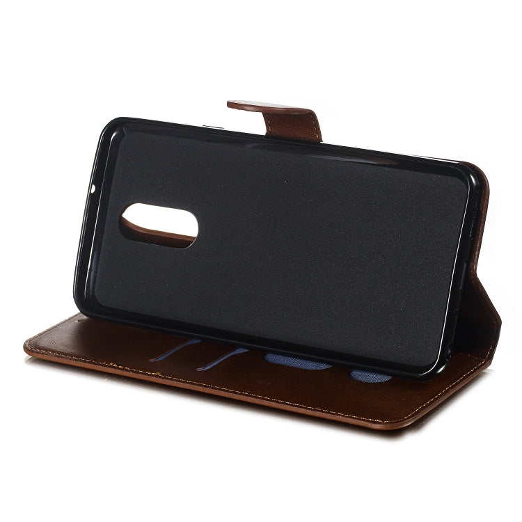 For LG Q Stylo 5 Solid Color Buckle Horizontal Flip Leather Case with Wallet & Holder & Card Slots