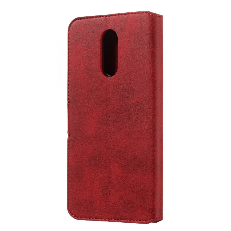 For LG Q Stylo 5 Solid Color Buckle Horizontal Flip Leather Case with Wallet & Holder & Card Slots