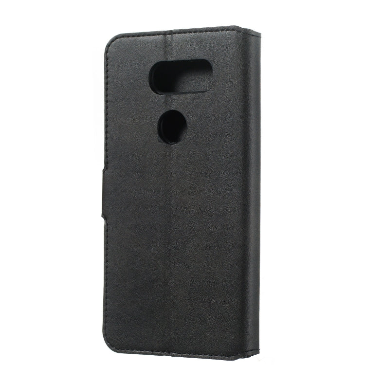 For LG V30 Solid Color Buckle Horizontal Flip Leather Case with Wallet & Holder & Card Slots