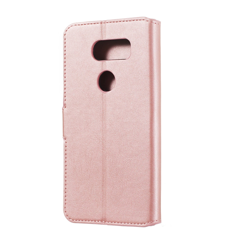 For LG V30 Solid Color Buckle Horizontal Flip Leather Case with Wallet & Holder & Card Slots