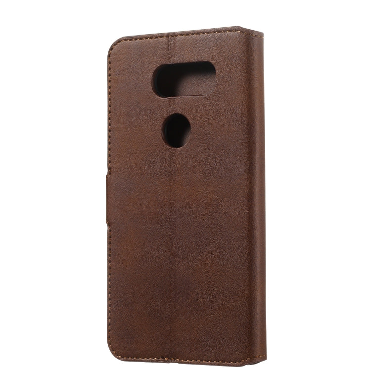 For LG V30 Solid Color Buckle Horizontal Flip Leather Case with Wallet & Holder & Card Slots