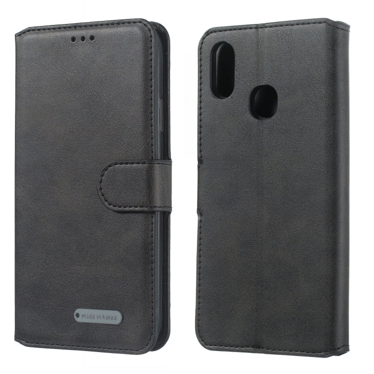 For LG V50 Solid Color Buckle Horizontal Flip Leather Case with Wallet & Holder & Card Slots