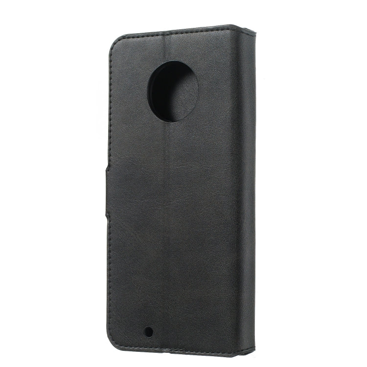 For Motorola Moto G6 (2018) Solid Color Buckle Horizontal Flip Leather Case with Wallet & Holder & Card Slots