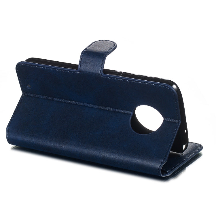 For Motorola Moto G6 (2018) Solid Color Buckle Horizontal Flip Leather Case with Wallet & Holder & Card Slots