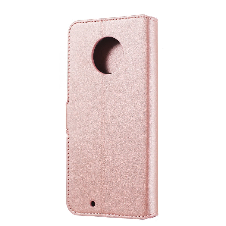 For Motorola Moto G6 (2018) Solid Color Buckle Horizontal Flip Leather Case with Wallet & Holder & Card Slots