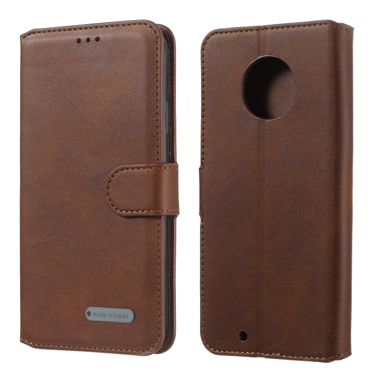 For Motorola Moto G6 (2018) Solid Color Buckle Horizontal Flip Leather Case with Wallet & Holder & Card Slots
