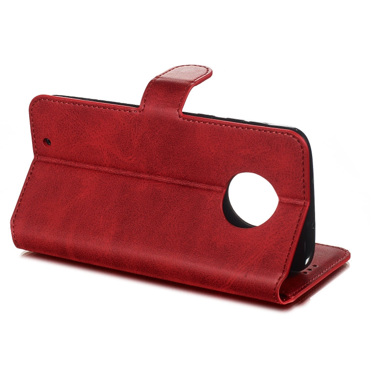 For Motorola Moto G6 (2018) Solid Color Buckle Horizontal Flip Leather Case with Wallet & Holder & Card Slots