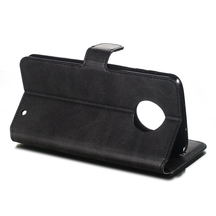 For Motorola Moto G6 Plus (2018) Solid Color Buckle Horizontal Flip Leather Case with Wallet & Holder & Card Slots