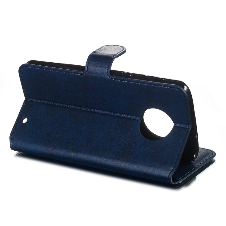 For Motorola Moto G6 Plus (2018) Solid Color Buckle Horizontal Flip Leather Case with Wallet & Holder & Card Slots