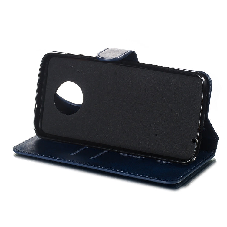 For Motorola Moto G6 Plus (2018) Solid Color Buckle Horizontal Flip Leather Case with Wallet & Holder & Card Slots