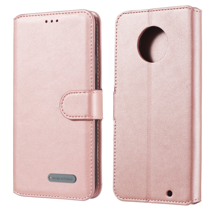 For Motorola Moto G6 Plus (2018) Solid Color Buckle Horizontal Flip Leather Case with Wallet & Holder & Card Slots