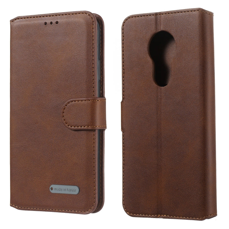 For Motorola Moto G7 Play Solid Color Buckle Horizontal Flip Leather Case with Wallet & Holder & Card Slots