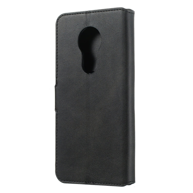 For Motorola Moto G7 Power Solid Color Buckle Horizontal Flip Leather Case with Wallet & Holder & Card Slots