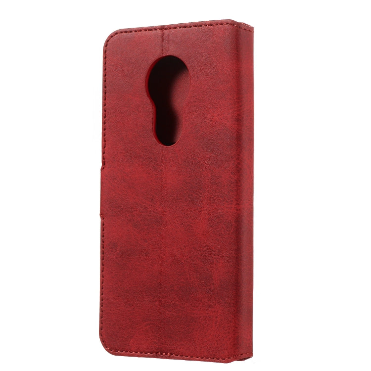 For Motorola Moto G7 Power Solid Color Buckle Horizontal Flip Leather Case with Wallet & Holder & Card Slots