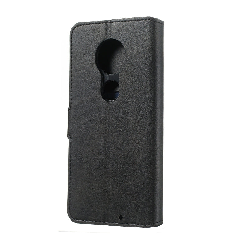 For Motorola Moto G7 / G7 Plus Solid Color Buckle Horizontal Flip Leather Case with Wallet & Holder & Card Slots