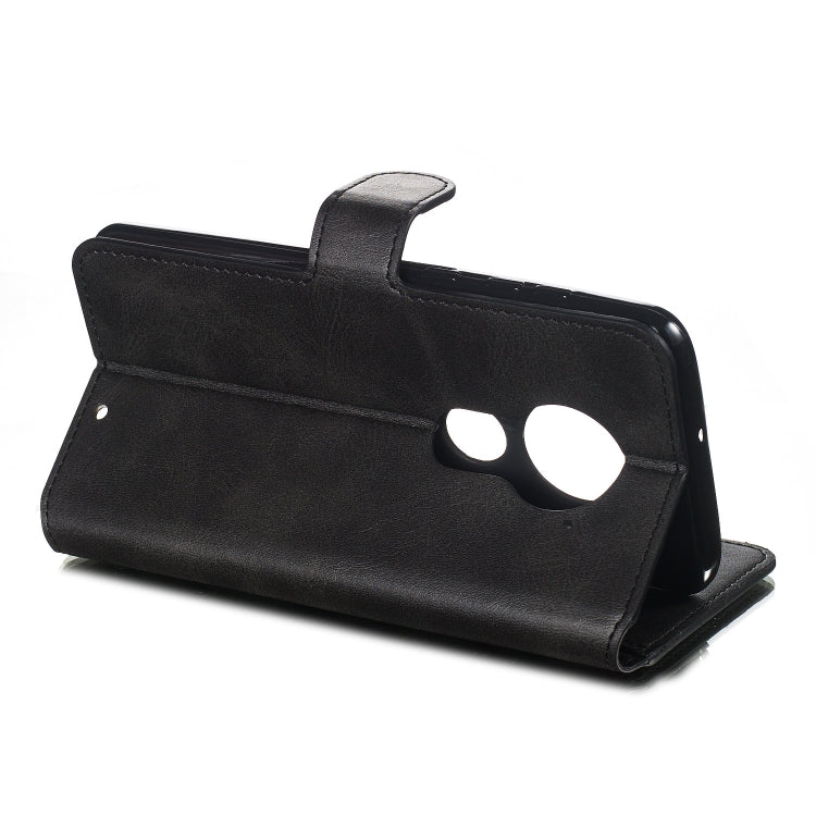 For Motorola Moto G7 / G7 Plus Solid Color Buckle Horizontal Flip Leather Case with Wallet & Holder & Card Slots