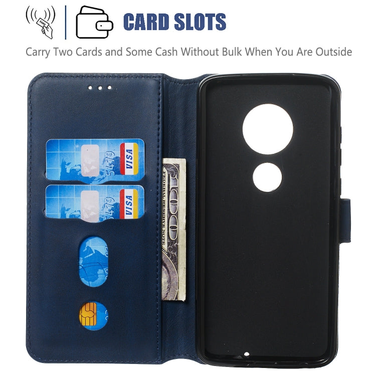 For Motorola Moto G7 / G7 Plus Solid Color Buckle Horizontal Flip Leather Case with Wallet & Holder & Card Slots