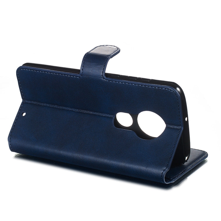 For Motorola Moto G7 / G7 Plus Solid Color Buckle Horizontal Flip Leather Case with Wallet & Holder & Card Slots