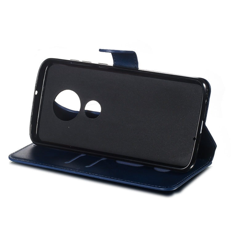 For Motorola Moto G7 / G7 Plus Solid Color Buckle Horizontal Flip Leather Case with Wallet & Holder & Card Slots