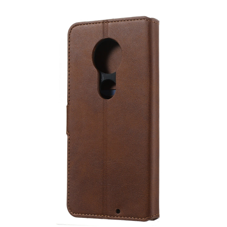 For Motorola Moto G7 / G7 Plus Solid Color Buckle Horizontal Flip Leather Case with Wallet & Holder & Card Slots