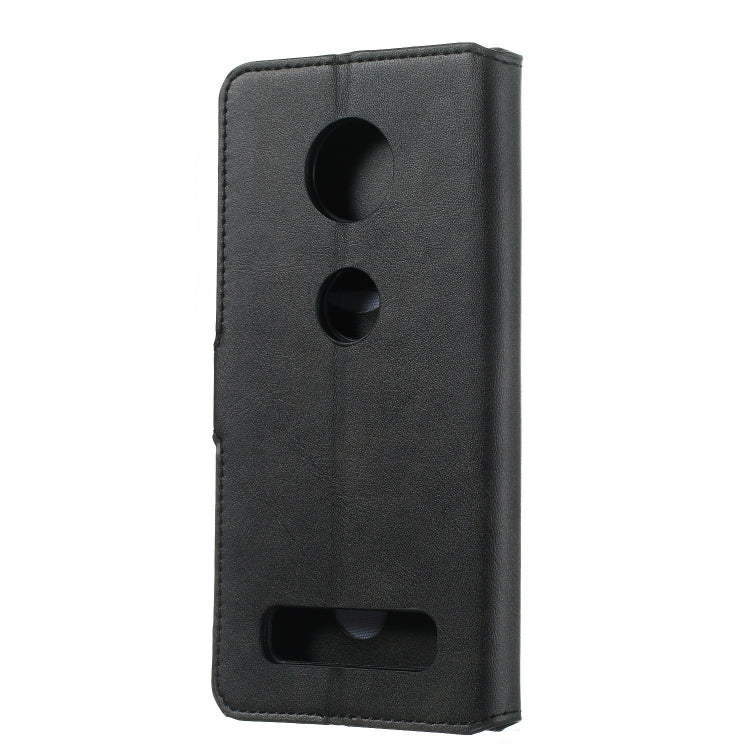 For Motorola Moto Z4 Play Solid Color Buckle Horizontal Flip Leather Case with Wallet & Holder & Card Slots
