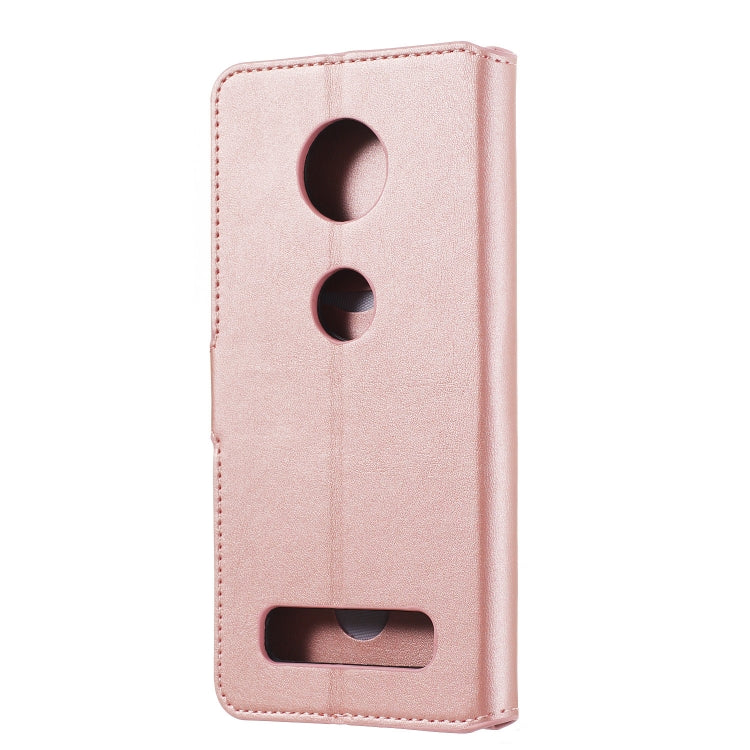 For Motorola Moto Z4 Play Solid Color Buckle Horizontal Flip Leather Case with Wallet & Holder & Card Slots